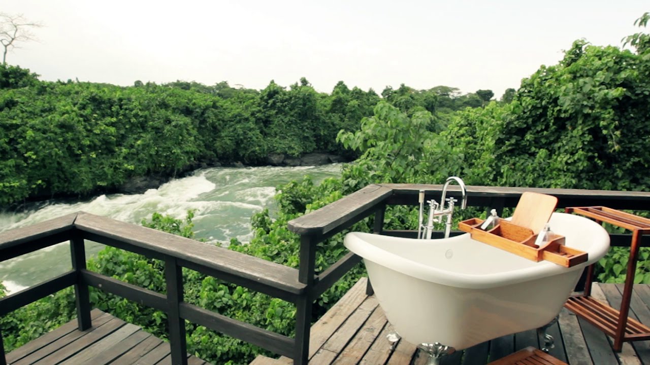 Wild Water Lodge on a private island in the Nile